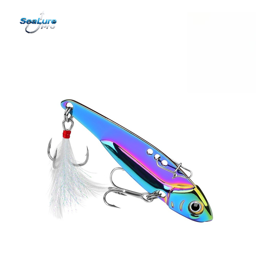 Fishing Lure Spoon - Цветная металлическая приманка VIB, вибрирующая блесна
