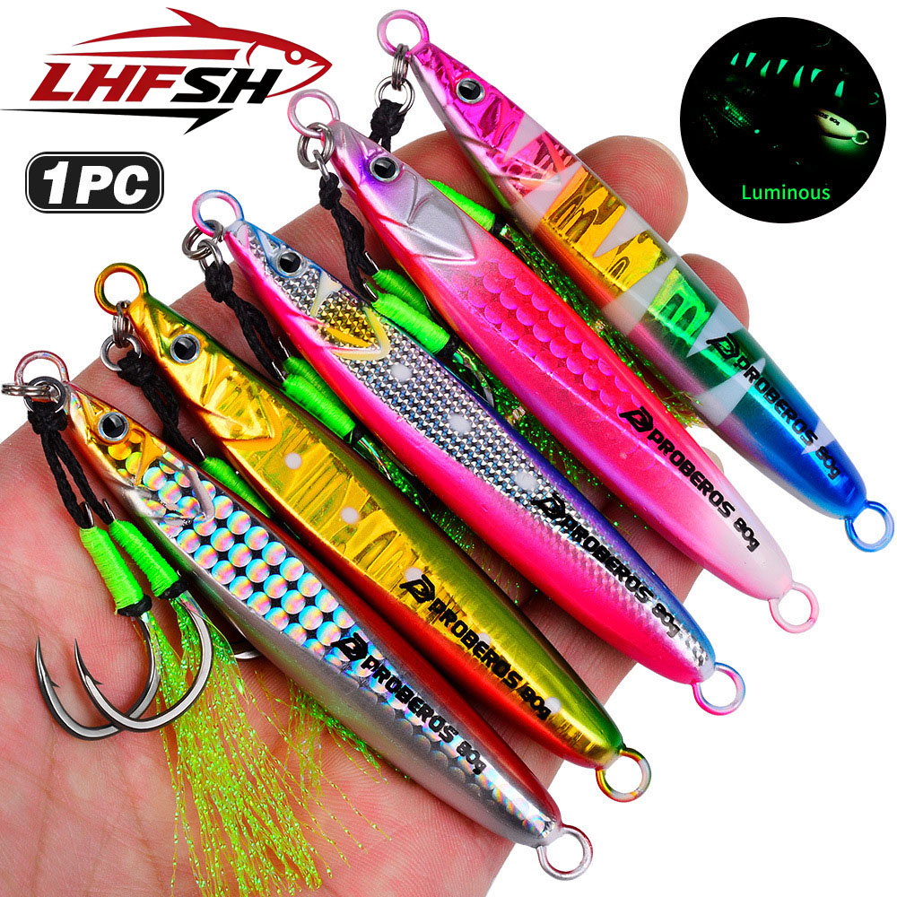 Fishing Lure Buzzbait - Металлические светящиеся джиг-приманки LHFSH, твердые приманки