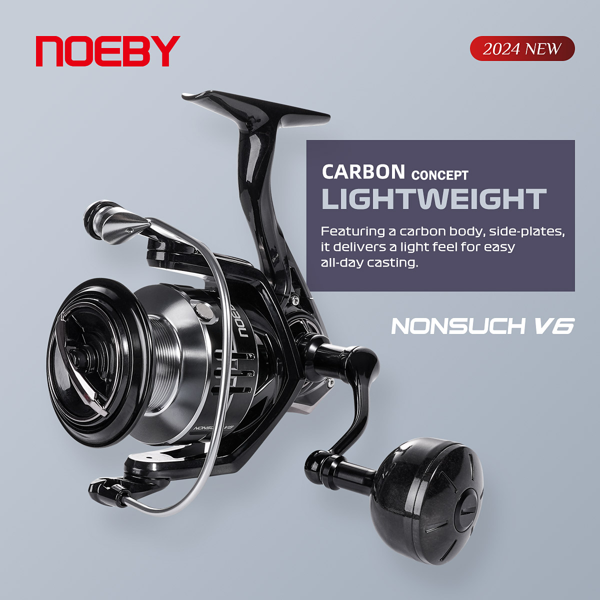 Abu Garcia Reel Max - Карбоновая спиннинговая рыболовная катушка Noeby, серия