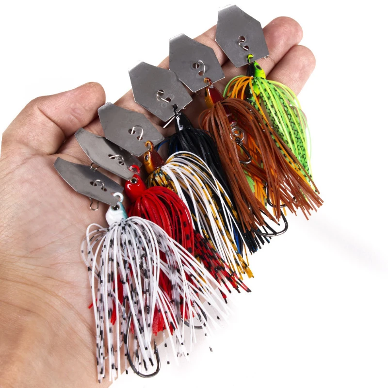 Fishing Lure Buzzbait - 6 шт./компл. набор рыболовных приманок Chatterbait,