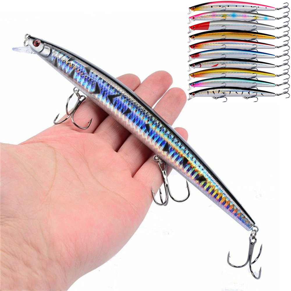 Fishing Lure Crankbait - Воблер-минноу 18 см, 24 г, лазерный
