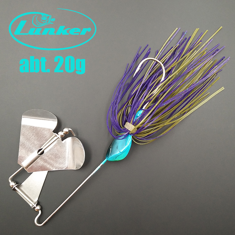 Fishing Lure Blade Bait - Wusanban Lunker Spinner Baits Жесткая рыболовная