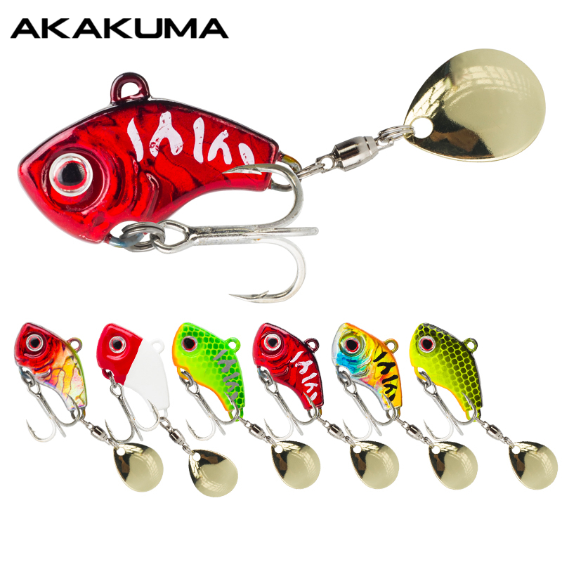 Fishing Lure Spinnerbait - Набор из 6 вращающихся металлических виб-приманок