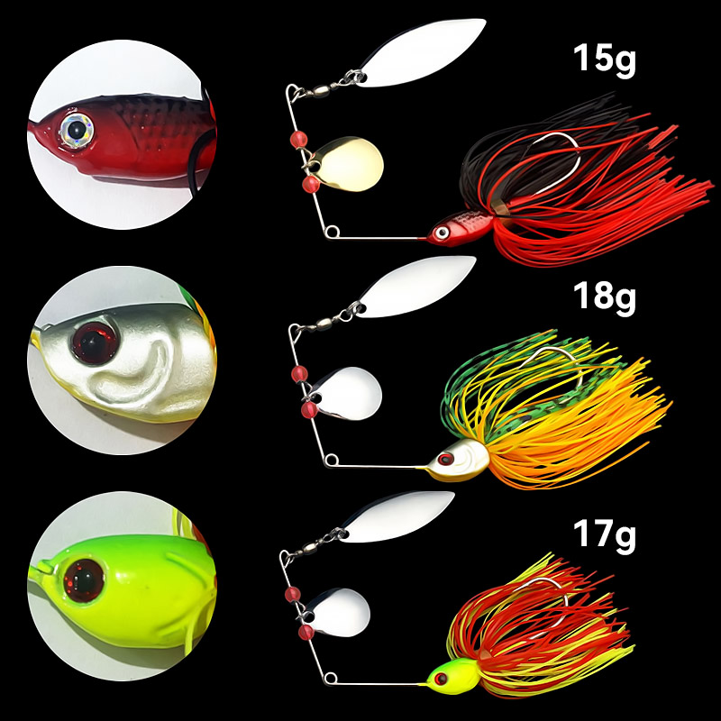 Базука 15 г 18 г Спиннербейт Р – обзор и цена Fishing Lure Spinnerbait