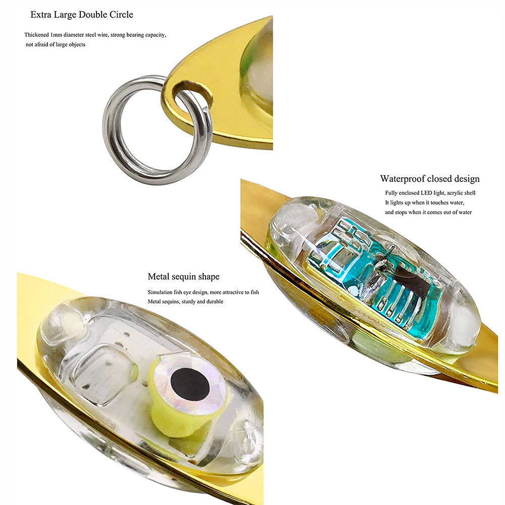 PRO BEROS светодиодный рыболов – обзор и цена Fishing Lure Spoon