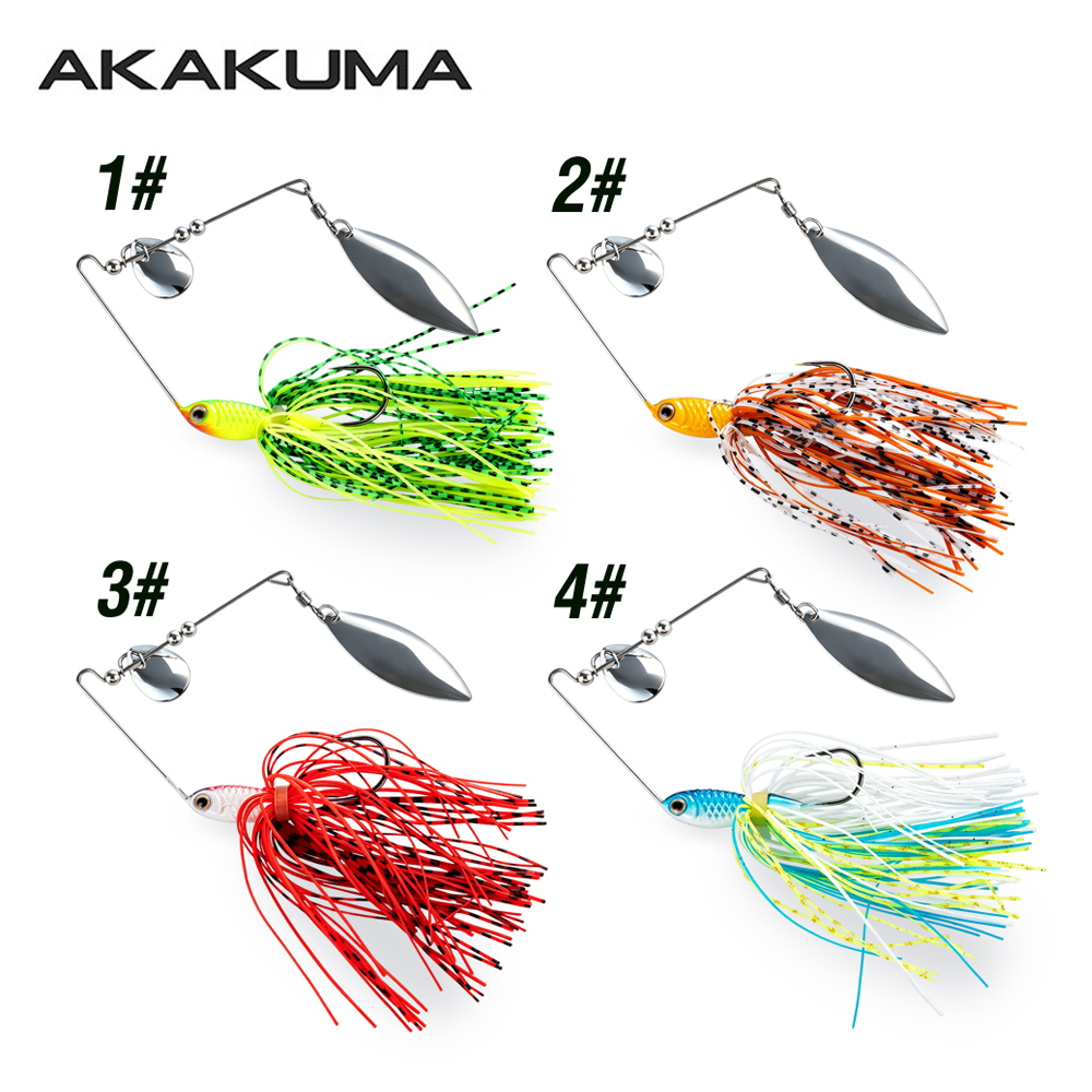 Набор из 4 приманок-спиннербей – обзор и цена Fishing Lure Spinnerbait