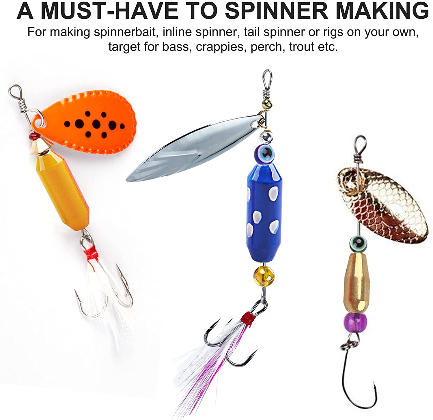 10 шт., латунные рыболовные пр – обзор и цена Fishing Lure Spinnerbait
