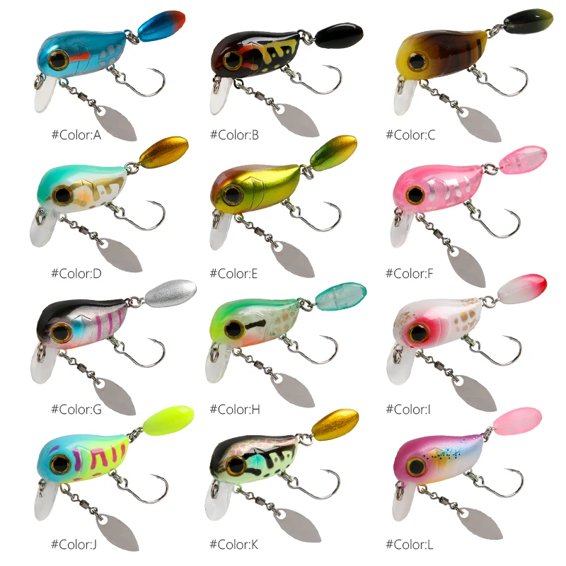 Плавающие микрокренкбейтсы 30  – обзор и цена Fishing Lure Crankbait