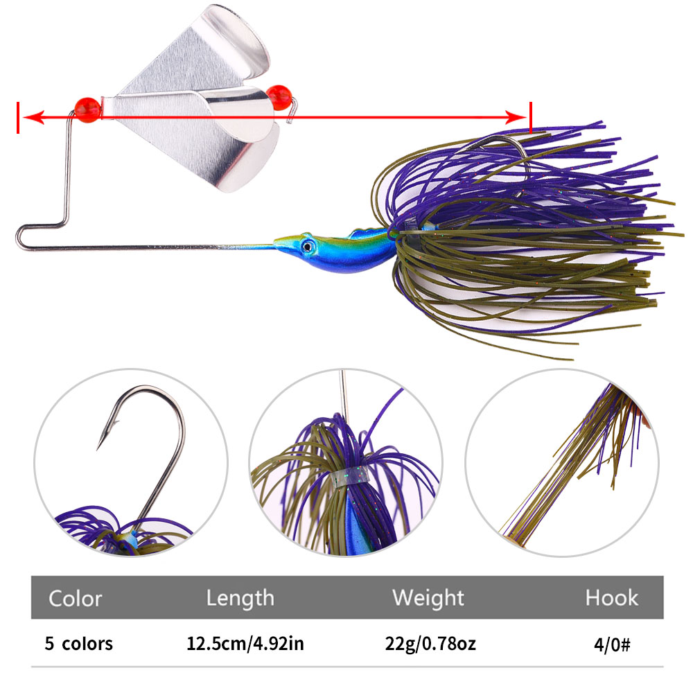 Воблер-баззбейт 22 г с пропелл – обзор и цена Fishing Lure Blade Bait