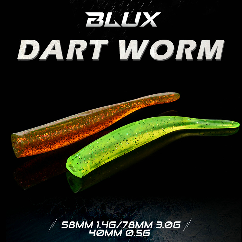 BLUX Новый Дартс Червь Мягкая  – обзор и цена Fishing Lure Spoon