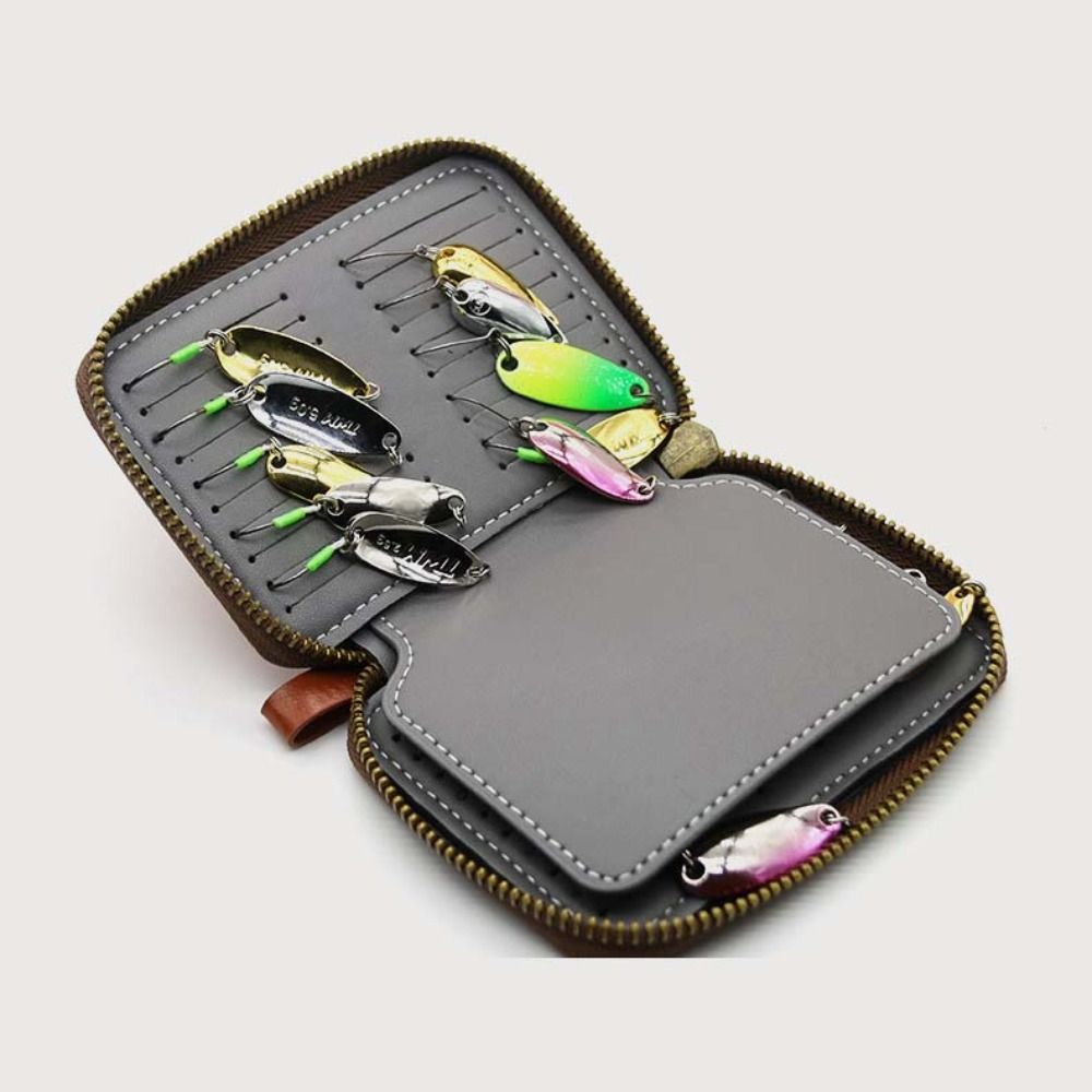 Кейс-кошелек из ПУ кожи для ры – обзор и цена Fishing Lure Spinnerbait